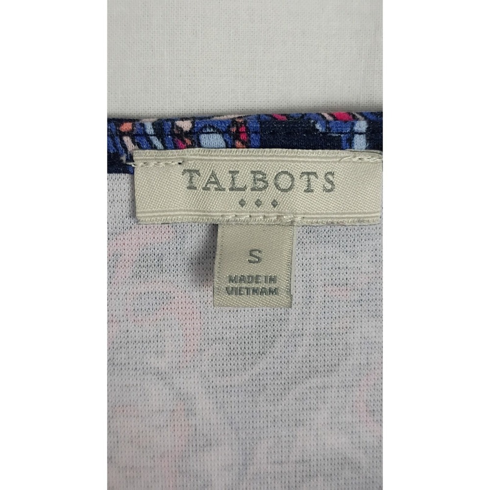Talbot's Women's‎ Sleeveless V-neck Multicolor Paisley stretchy dress Sz S - Picture 5 of 6